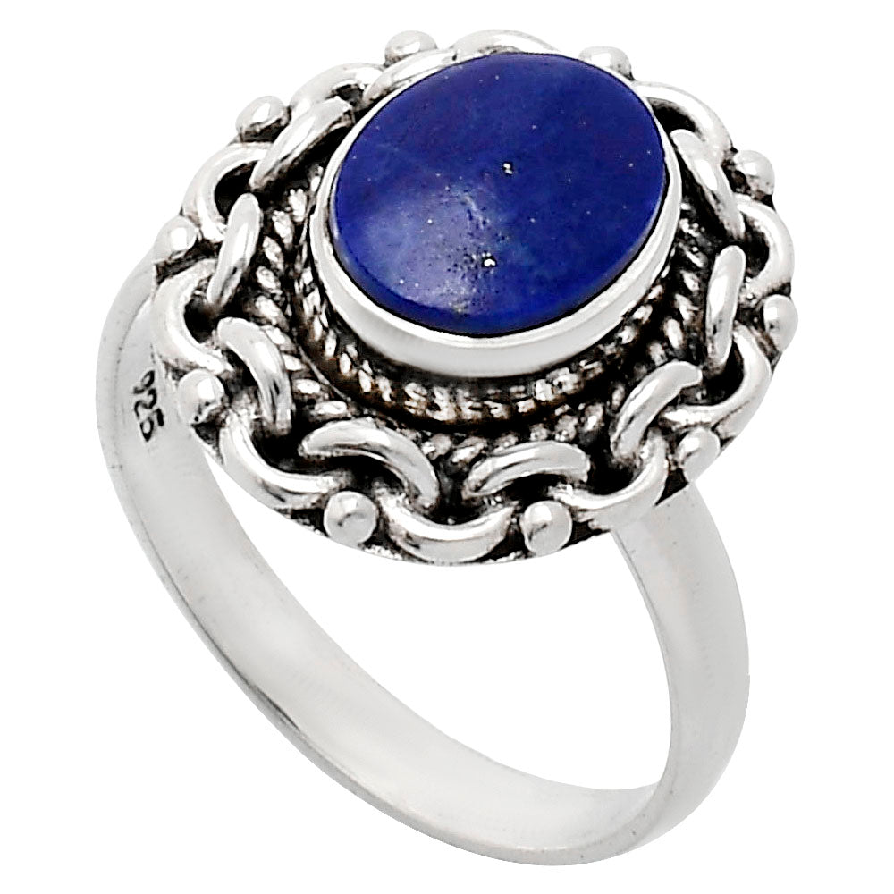 Premium Quality Lapis Lazuli - Afghanistan Ring size-7 R-1667 42-ER13633