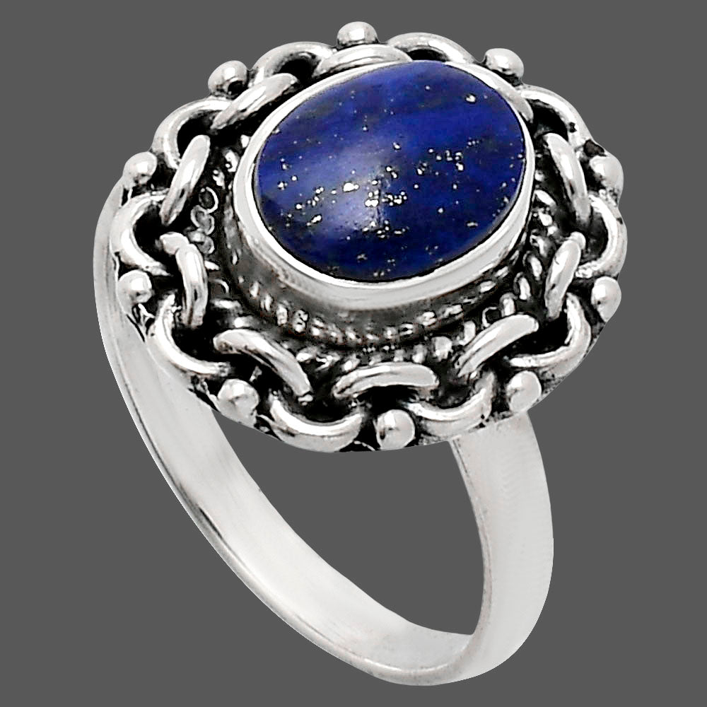 Premium Quality Lapis Lazuli - Afghanistan Ring size-7 R-1667 42-ER13635