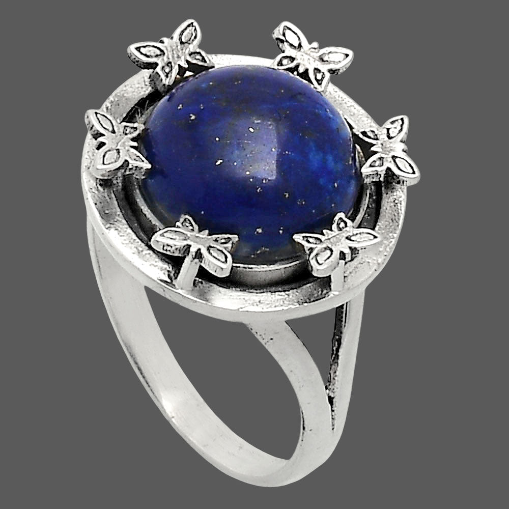 Premium Quality Lapis Lazuli Ring size-8.5 R-1716 42-ER13652