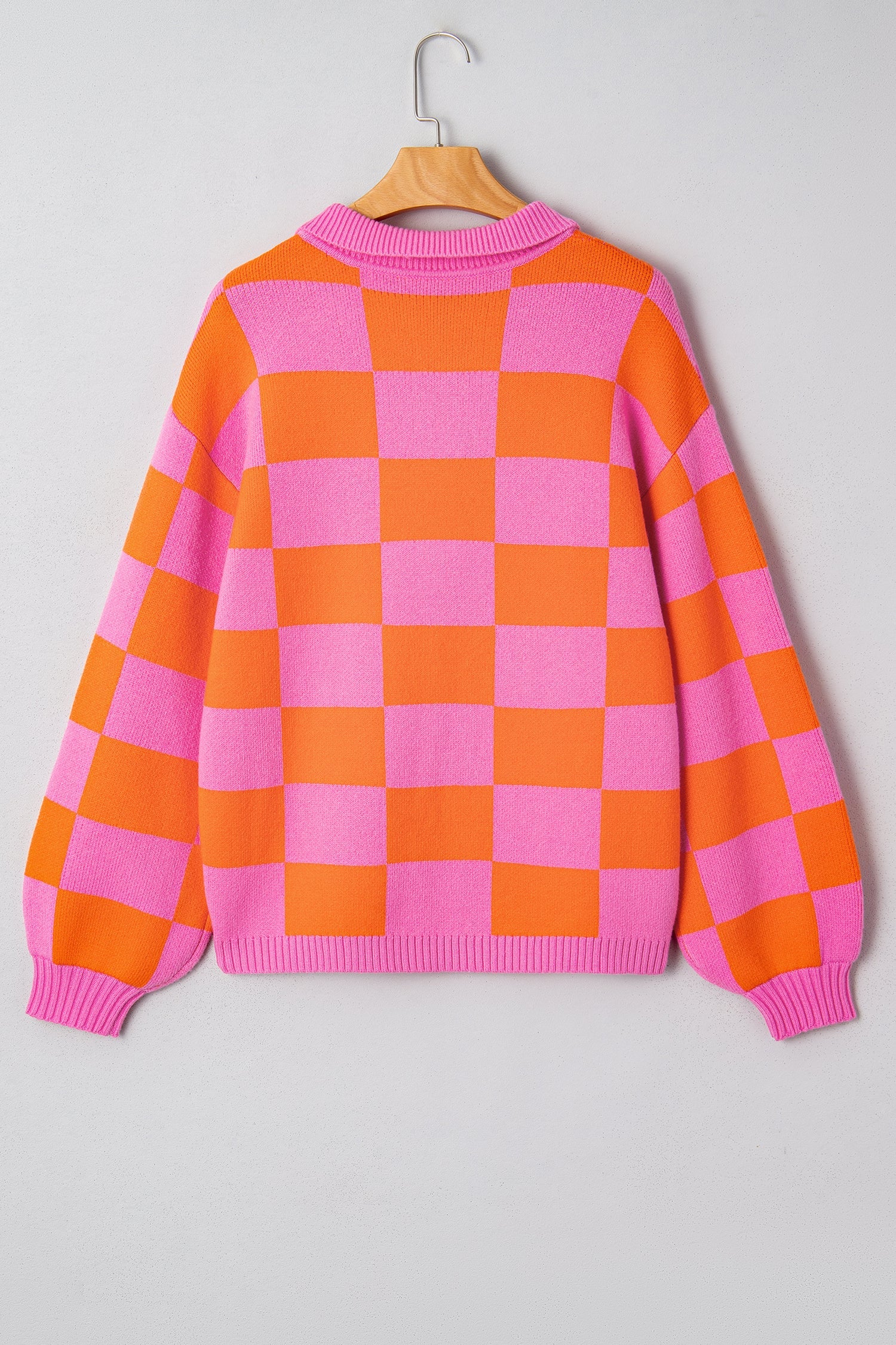 Meredith Polo Collar Baggy Sweater-1
