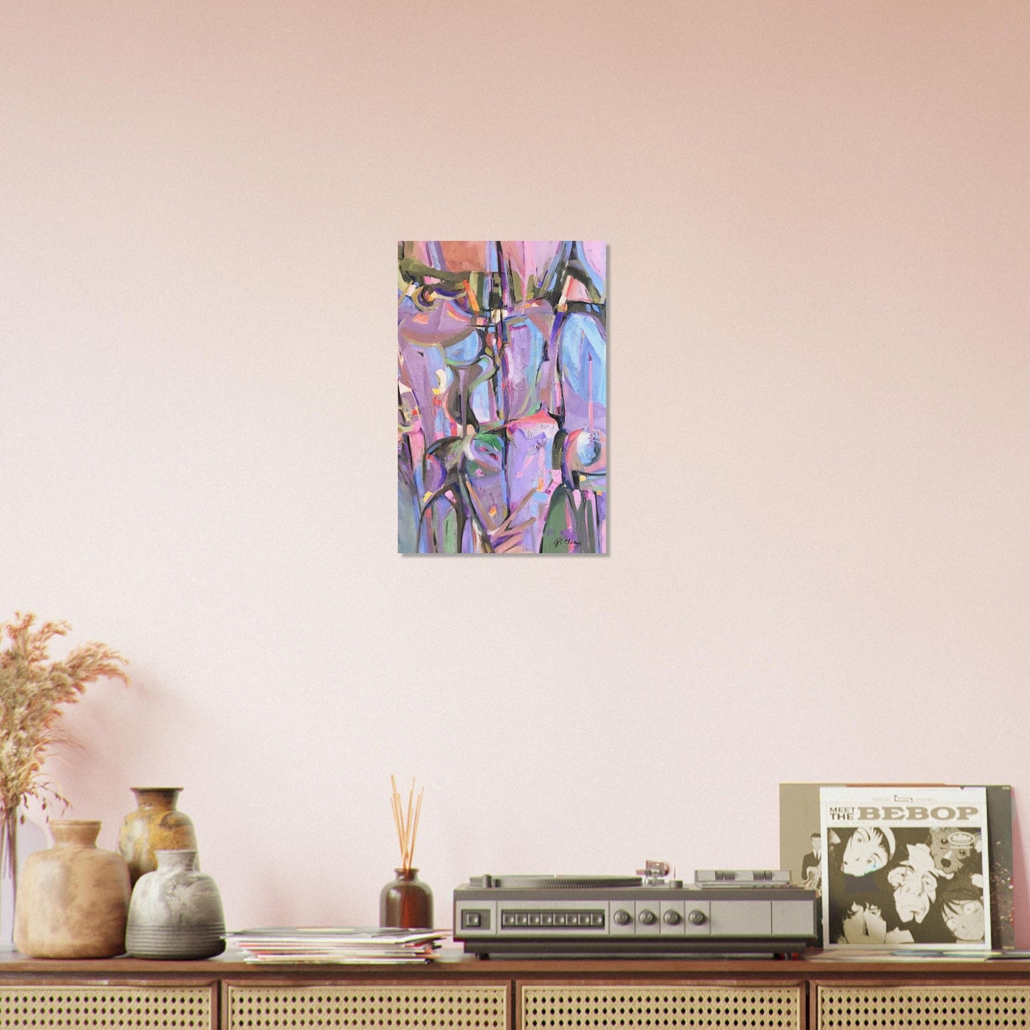 'Passages' Abstract I 12x18 Museum-Quality Matte Paper Poster | Original Artwork by American Artist Barbara Cleary