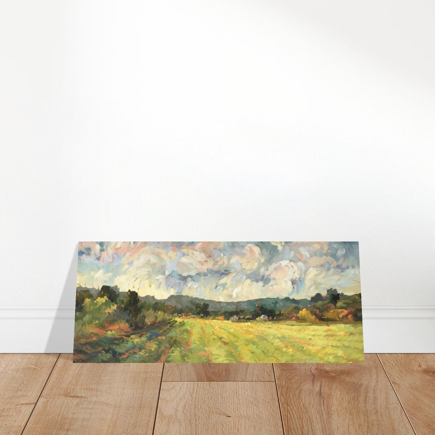 'Before the Harvest' I 10x24 Museum-Quality Matte Paper Poster | Original Artwork by American Artist Barbara Cleary