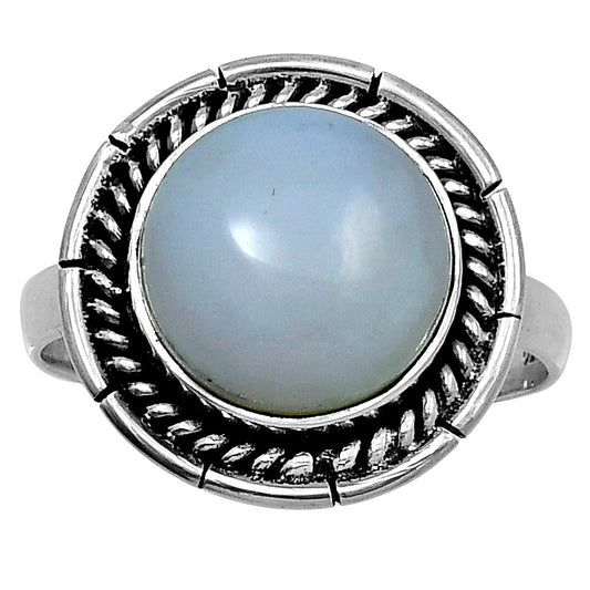 Premium Quality Natural White Opal Ring size-10 R-1728 50-ER14119