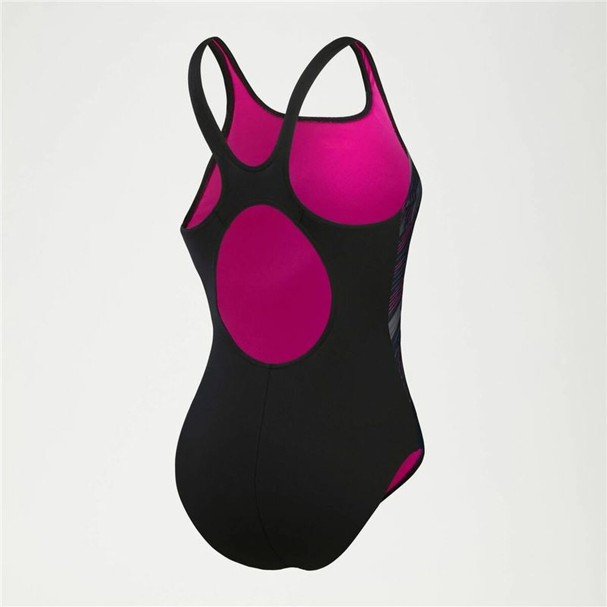 Women’s Bathing Costume Speedo Hyperboom Placement  Black