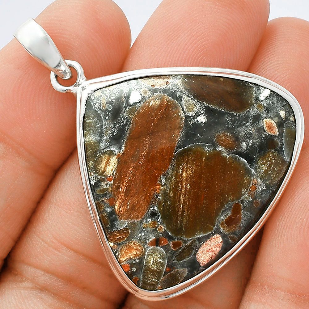 Premium Quality Natural Tabu Jasper Pendant P-1124 56-EP10544