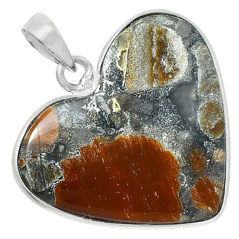 Heart Premium Quality Tabu Jasper Pendant P-1043 56-EP10597