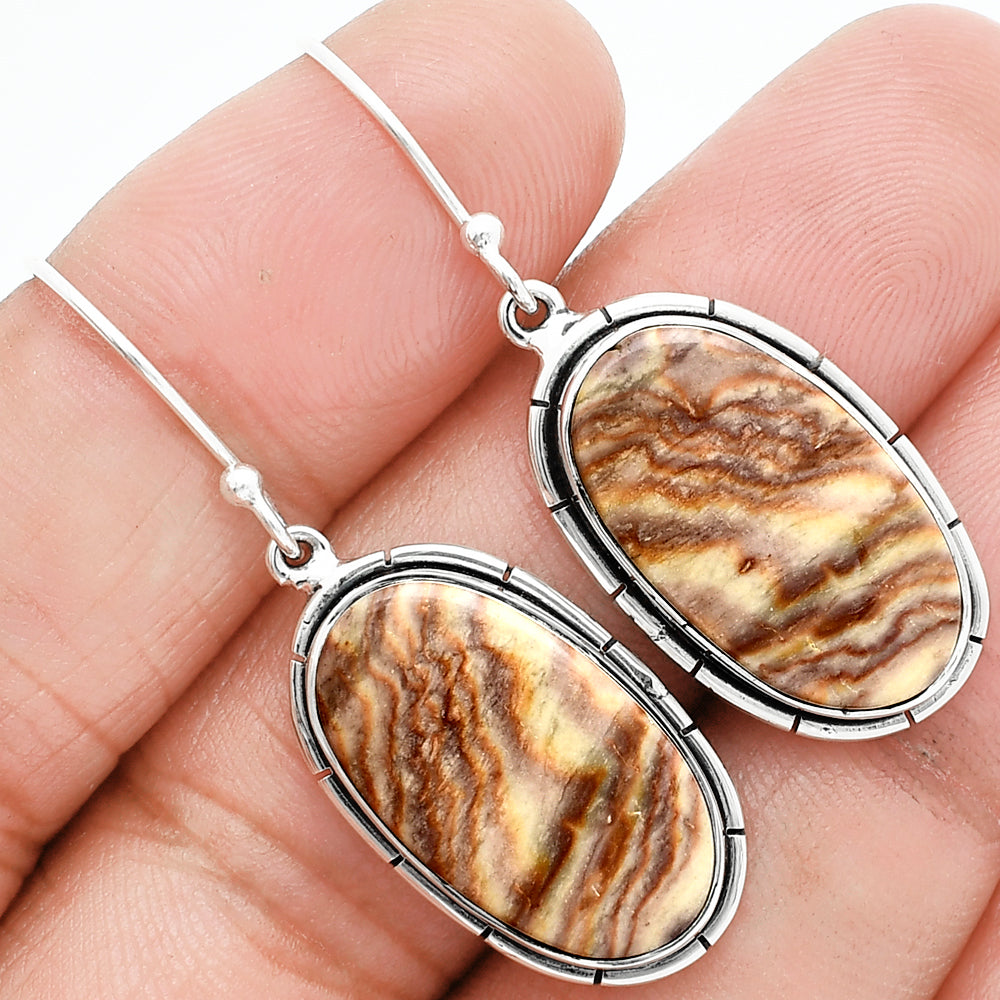 Natural Wave Dolomite Earrings E-1029 58-EE10454
