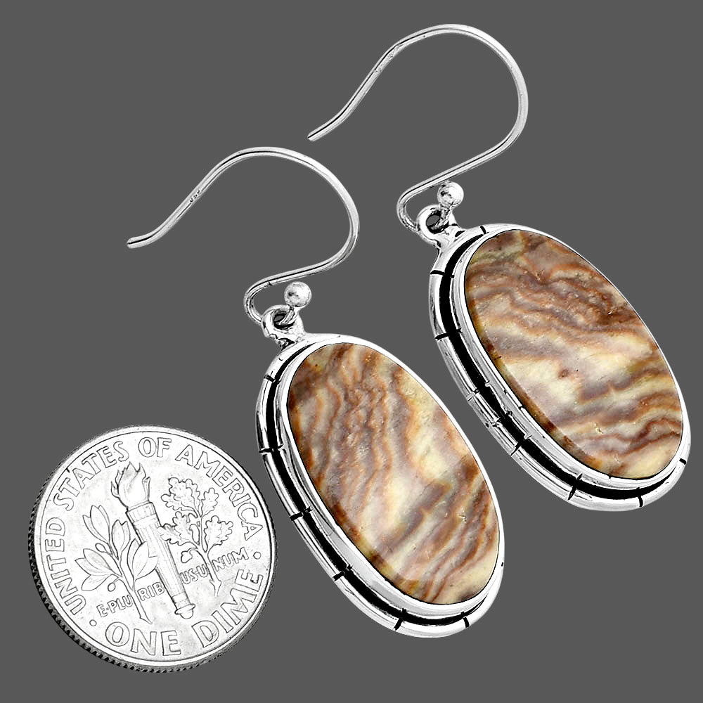 Natural Wave Dolomite Earrings E-1029 58-EE10454