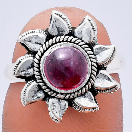 Premium Quality Sun - Lab Created Ruby Ring size-8 R-1617 58-ER14635