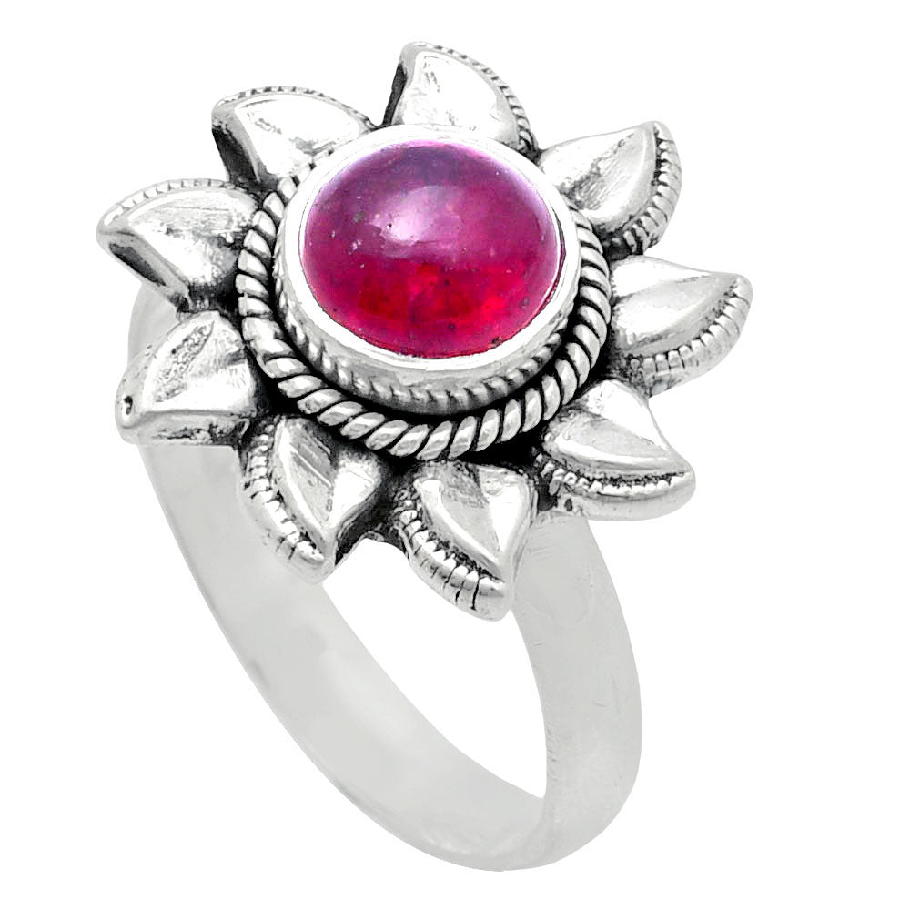 Premium Quality Sun - Lab Created Ruby Ring size-8 R-1617 58-ER14635