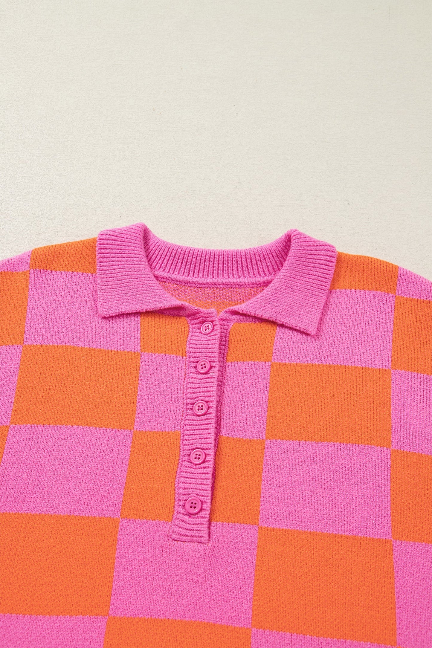 Meredith Polo Collar Baggy Sweater-2