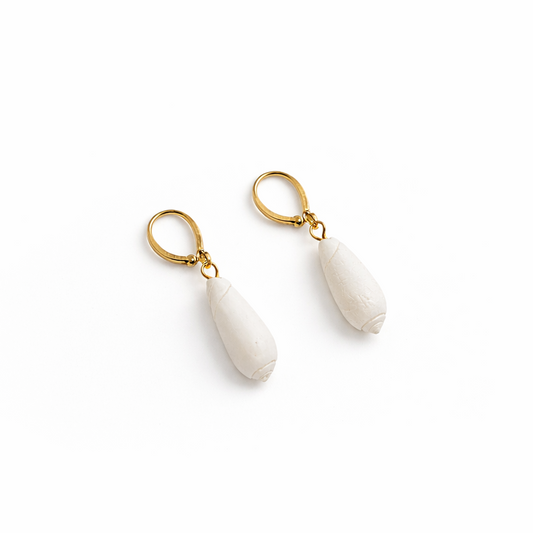 Olive Hoop Earrings