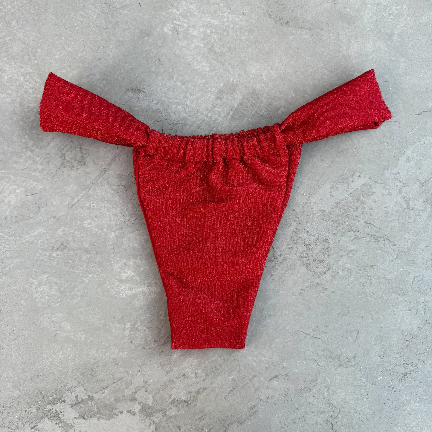 Red Sparkle Curtain Bottom