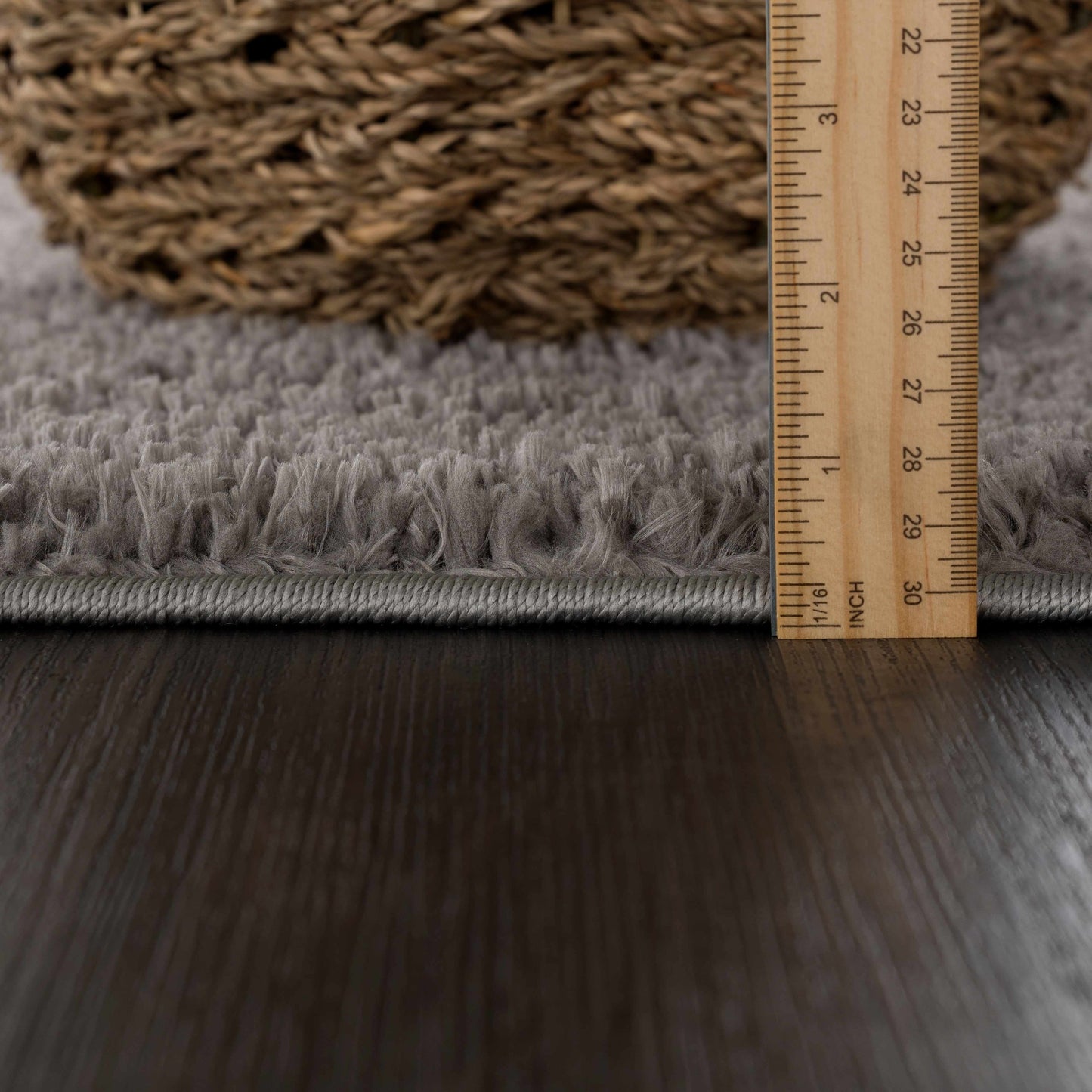 Judy Dark Gray Washable Area Rug