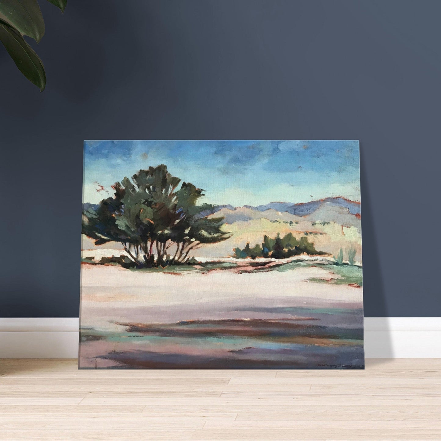 'Georgia's View' Southwestern Landscape I 16x20 inch Art Print on Canvas I Original Artwork by American Artist Barbara Cleary