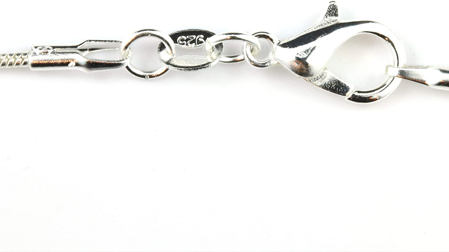 Saxophone Small Musical Instrument Charm Snake Chain Necklace