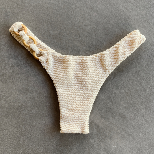 Pearl Textured Bia Bikini Bottom