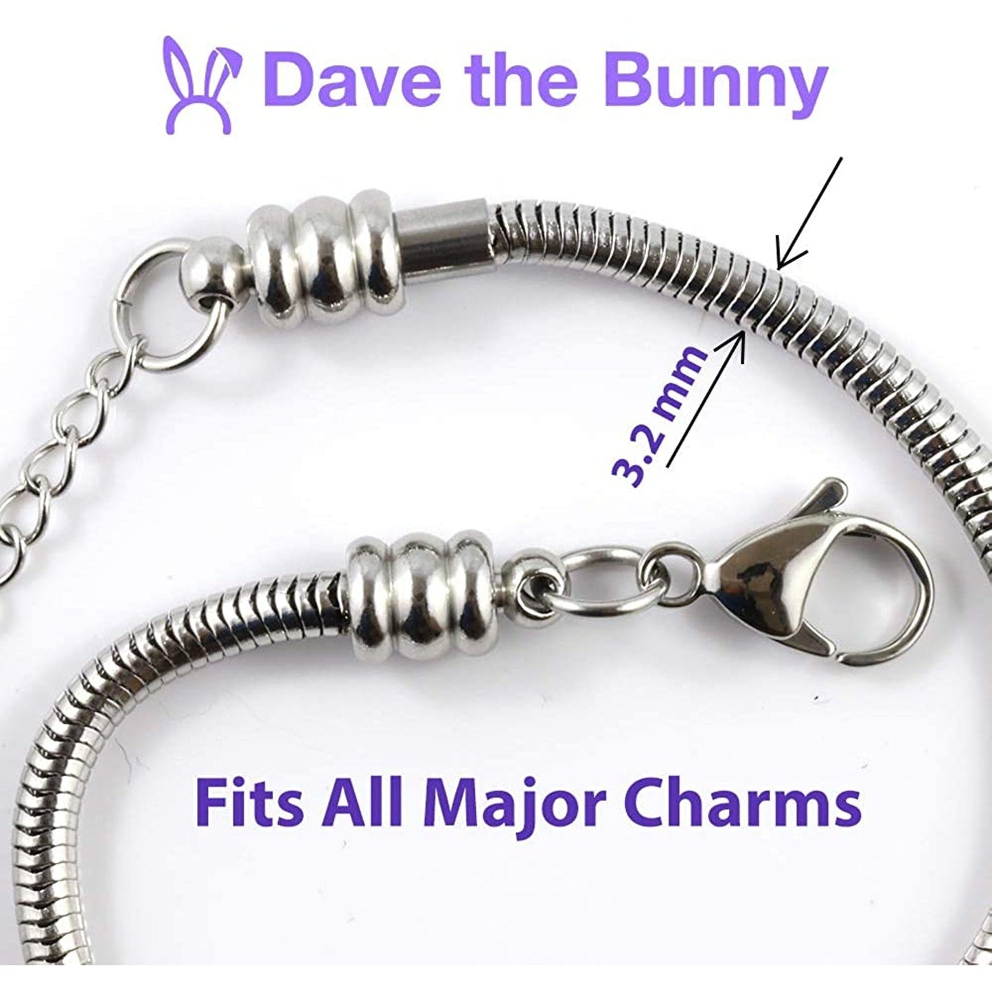 Shopoholic Text Shopping Addiction Charm Bracelet