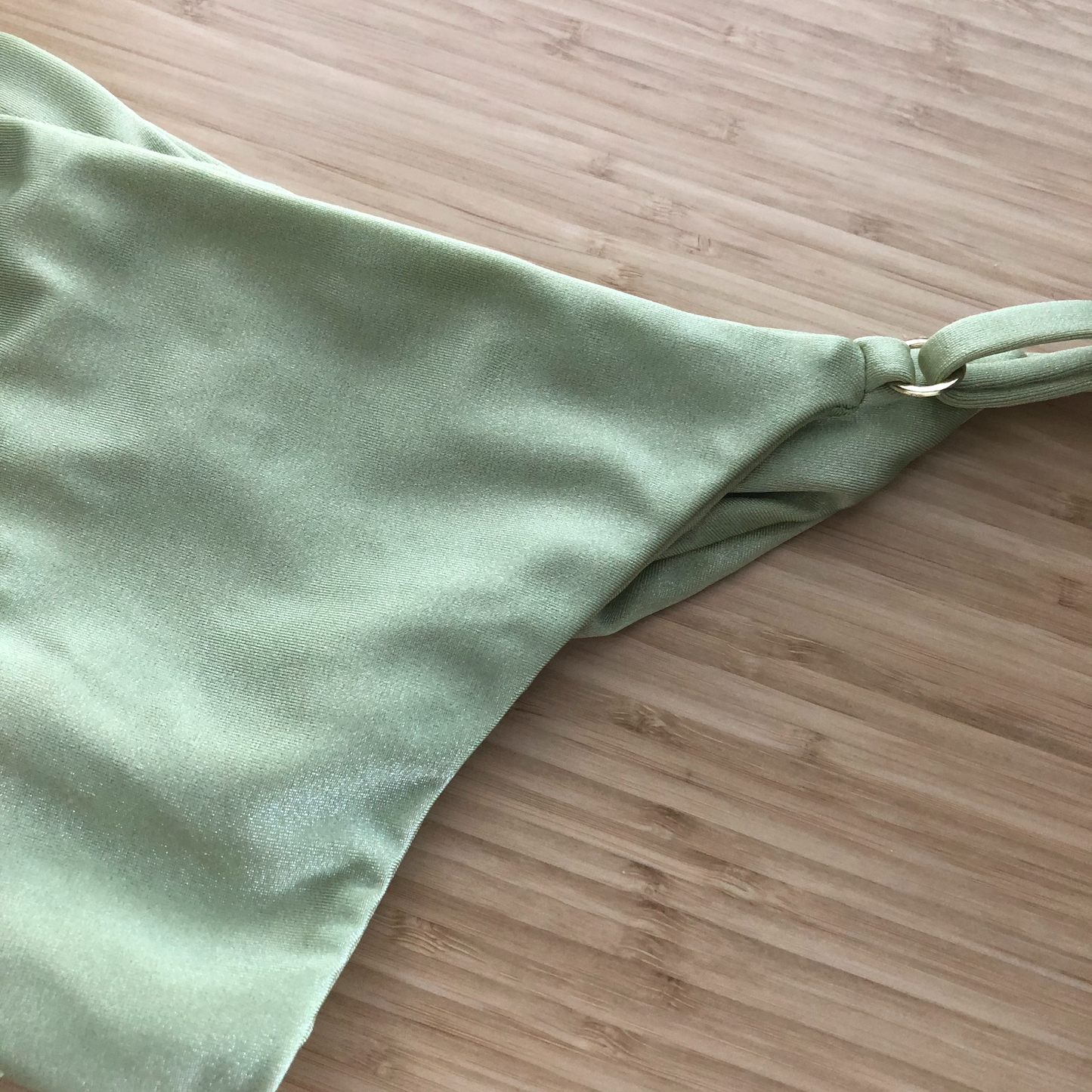 Olive Green Tanga Bikini Bottom