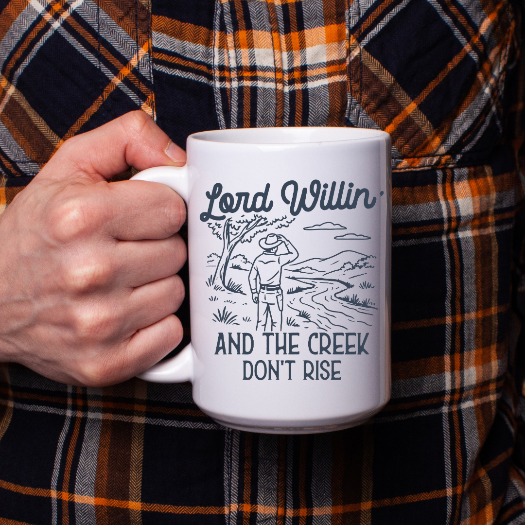 Vintage Western Cowboy Coffee Mug - Dishwasher Safe