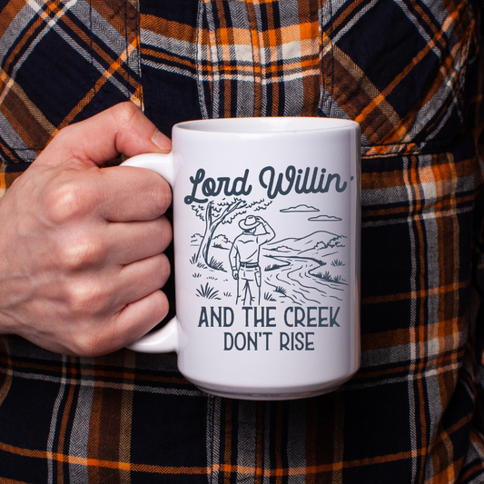 Vintage Western Cowboy Coffee Mug - Dishwasher Safe