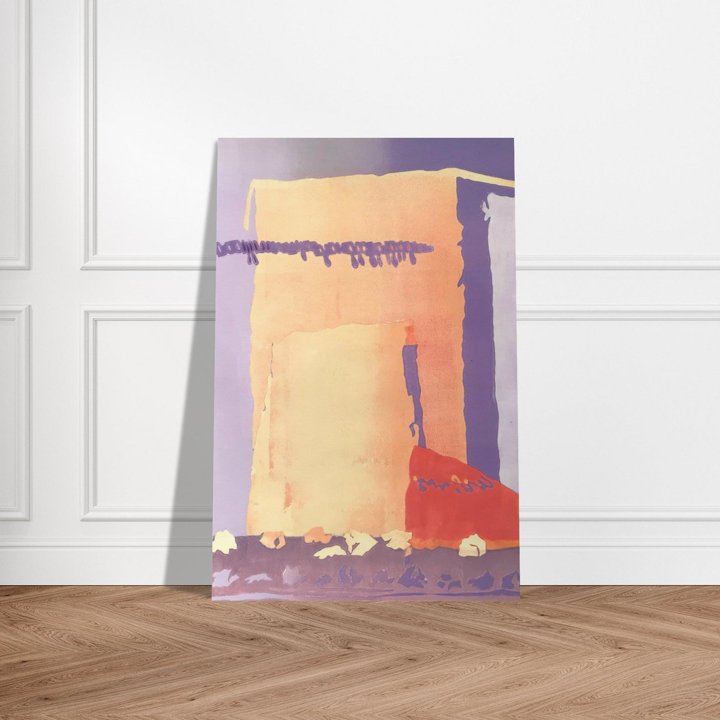'Spirit of the Southwest' Abstract I 12x18 Museum-Quality Matte Paper Poster | Original Artwork by American Artist Barbara Cleary