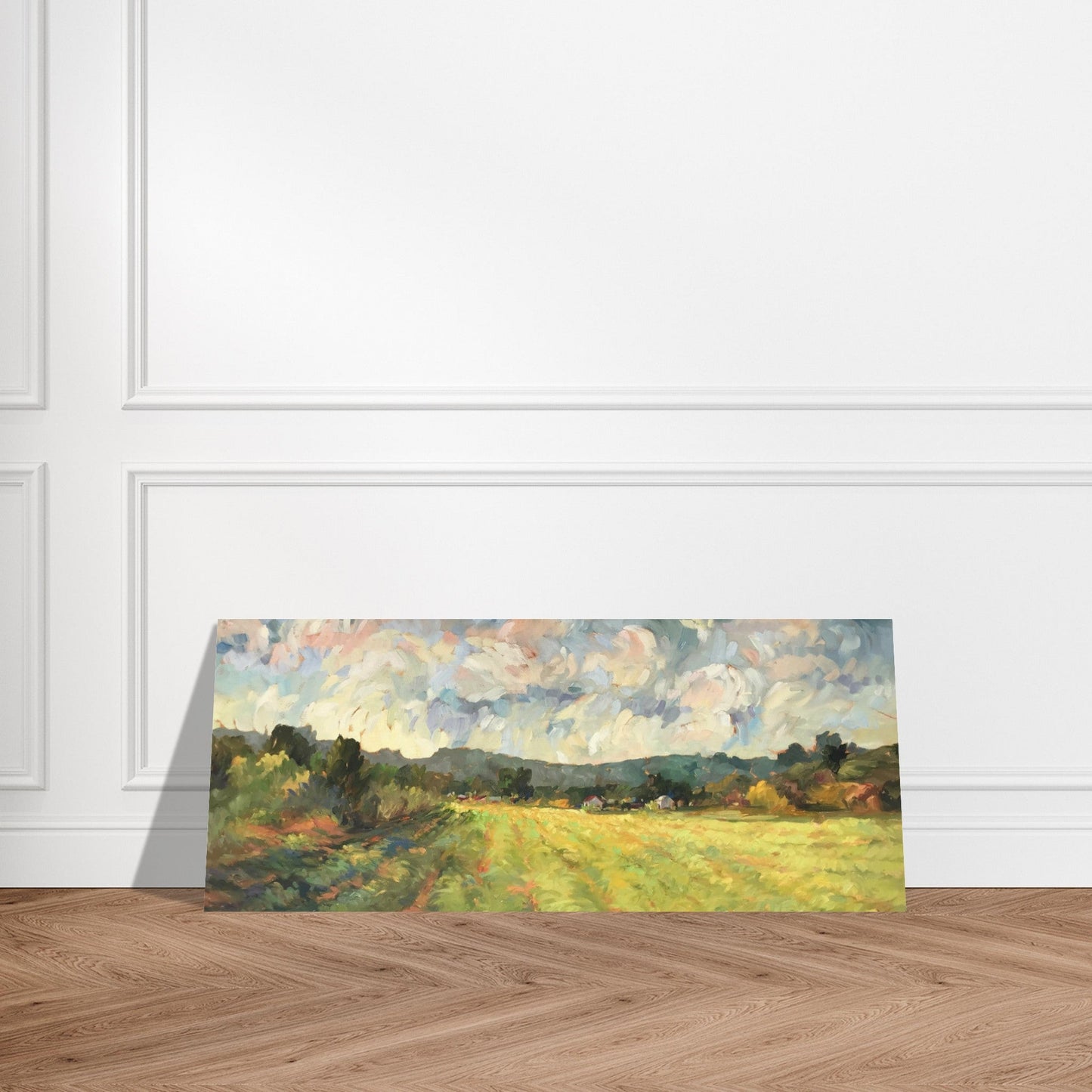 'Before the Harvest' I 10x24 Museum-Quality Matte Paper Poster | Original Artwork by American Artist Barbara Cleary