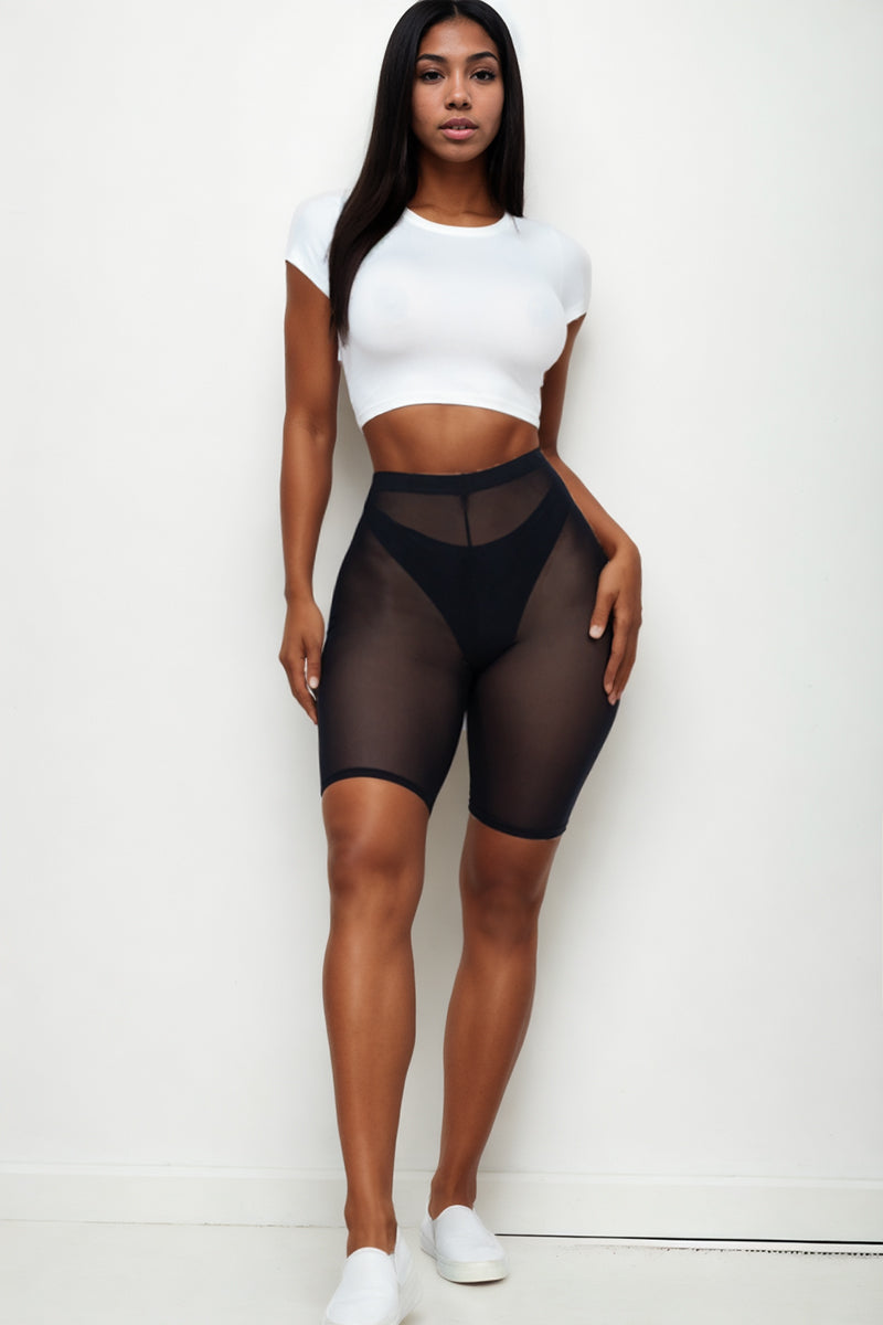 Mesh Biker Shorts (CAPELLA)