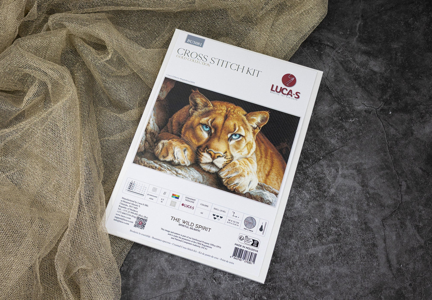 The Wild Spirit BU5081L Counted Cross-Stitch Kit