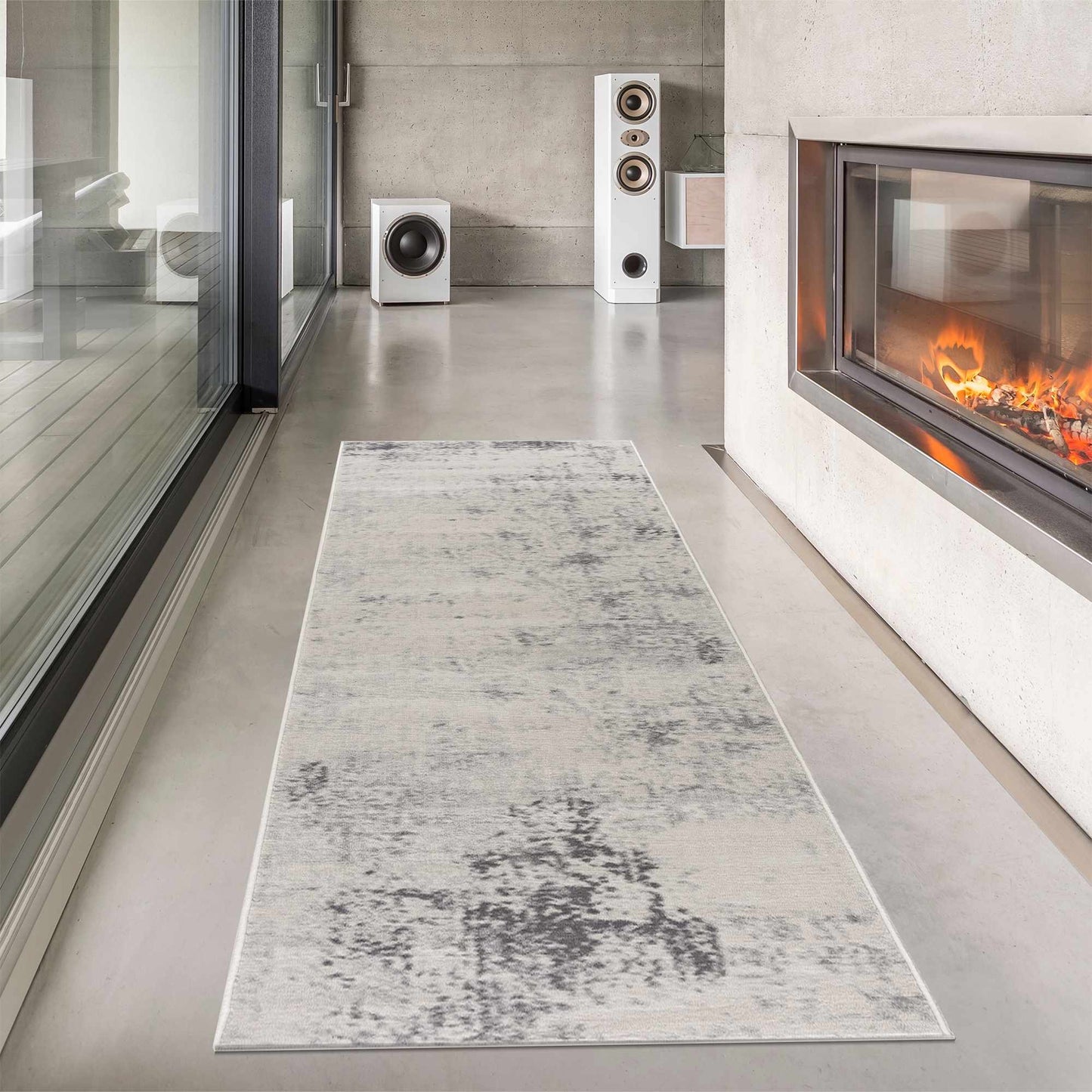 Tigrima Gray & Ivory 2321 Area Rug - Clearance