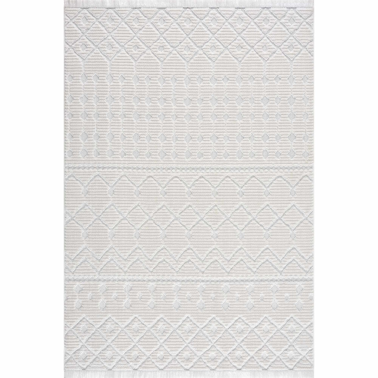 Beil Ivory Textured Area Carpet - Clearance