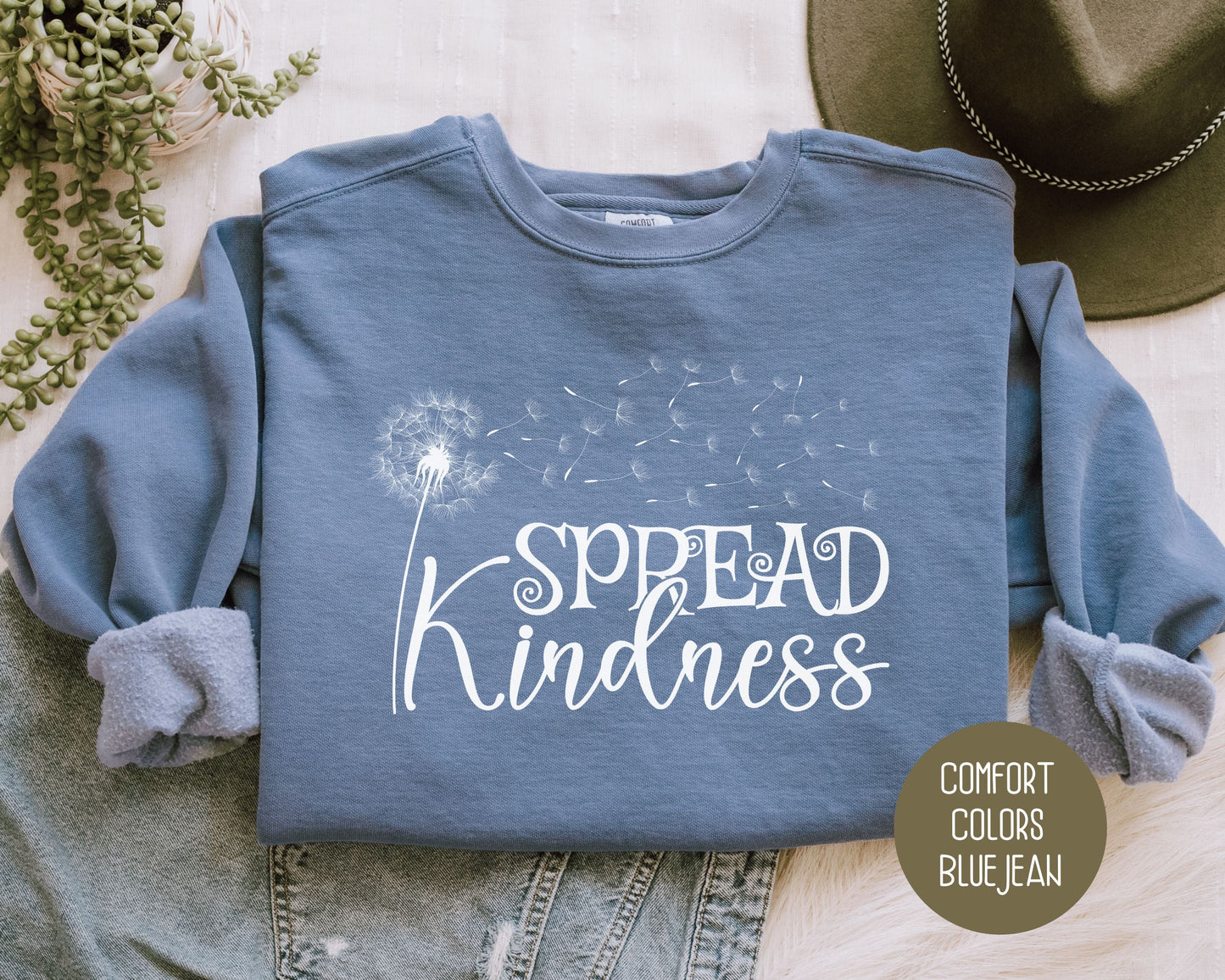 Spread Kindness Comfort Colors Sweatshirt