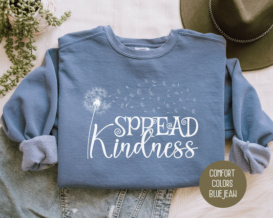 Spread Kindness Comfort Colors Sweatshirt