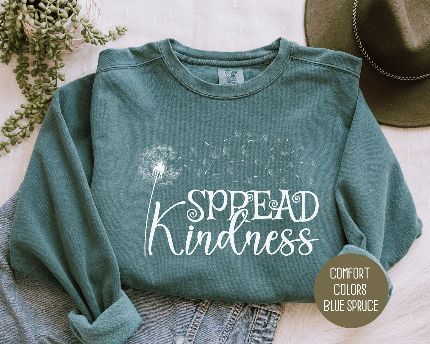 Spread Kindness Comfort Colors Sweatshirt