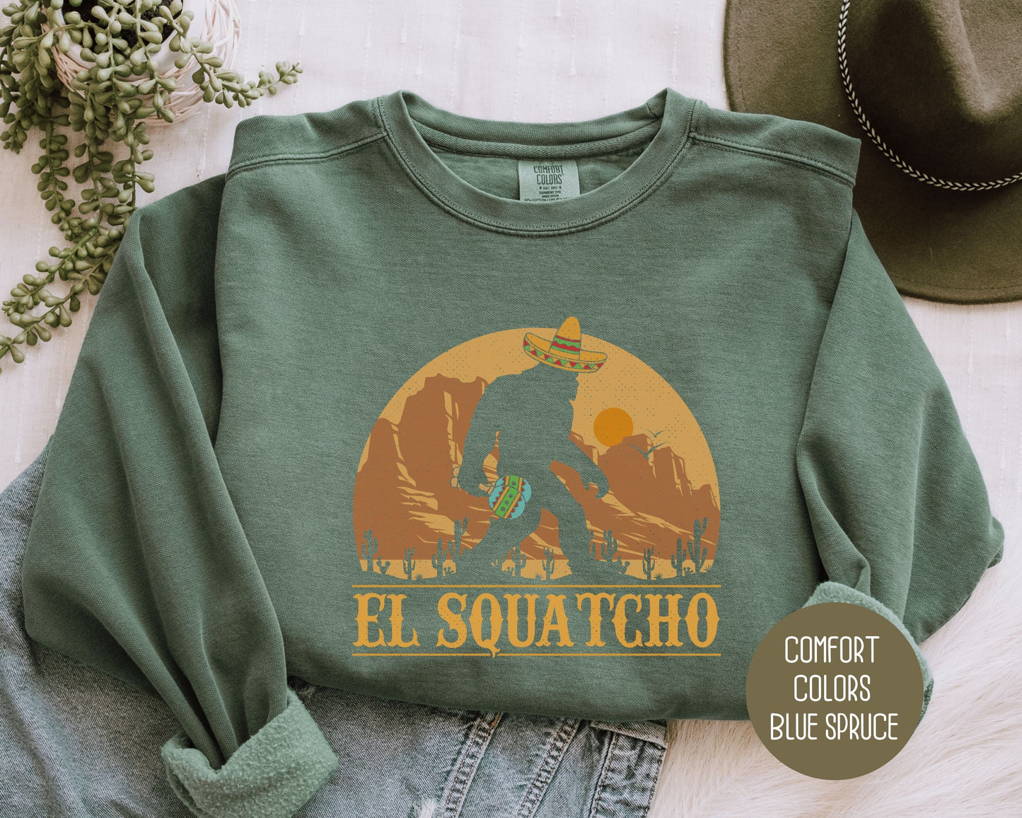 El Squatcho Comfort Colors Sweatshirt