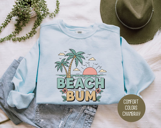 Beach Bum Comfort Colors Sweatshirt