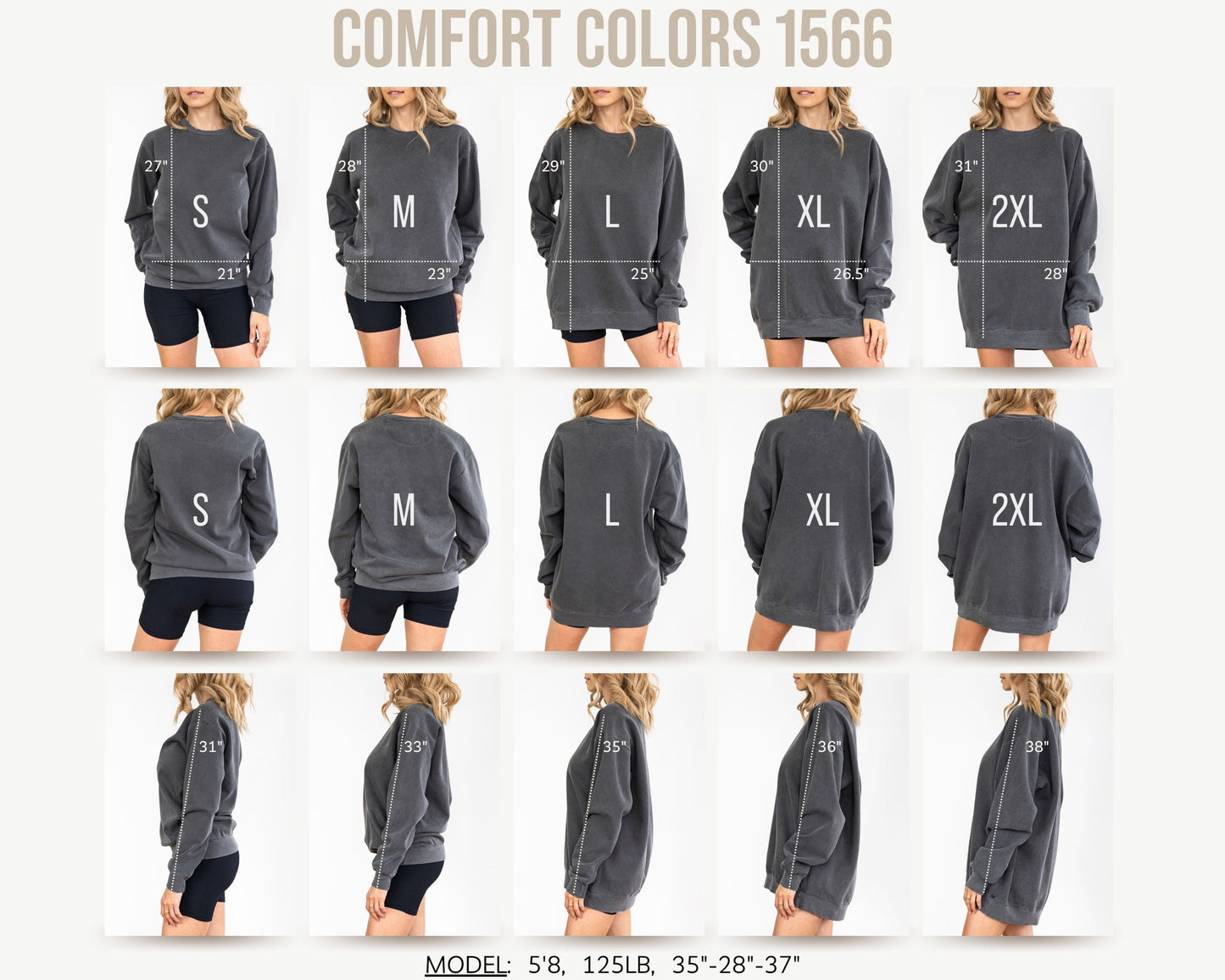 Down Right Perfect Comfort Colors Sweatshirt