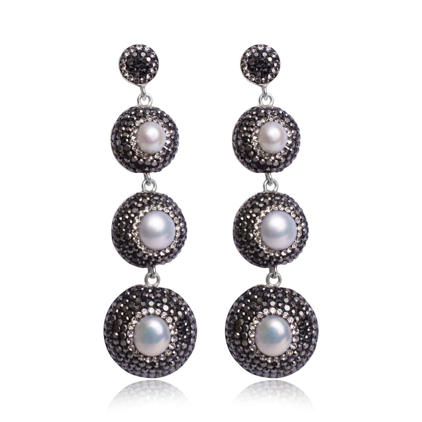 TRIPLE Pearl Earrings