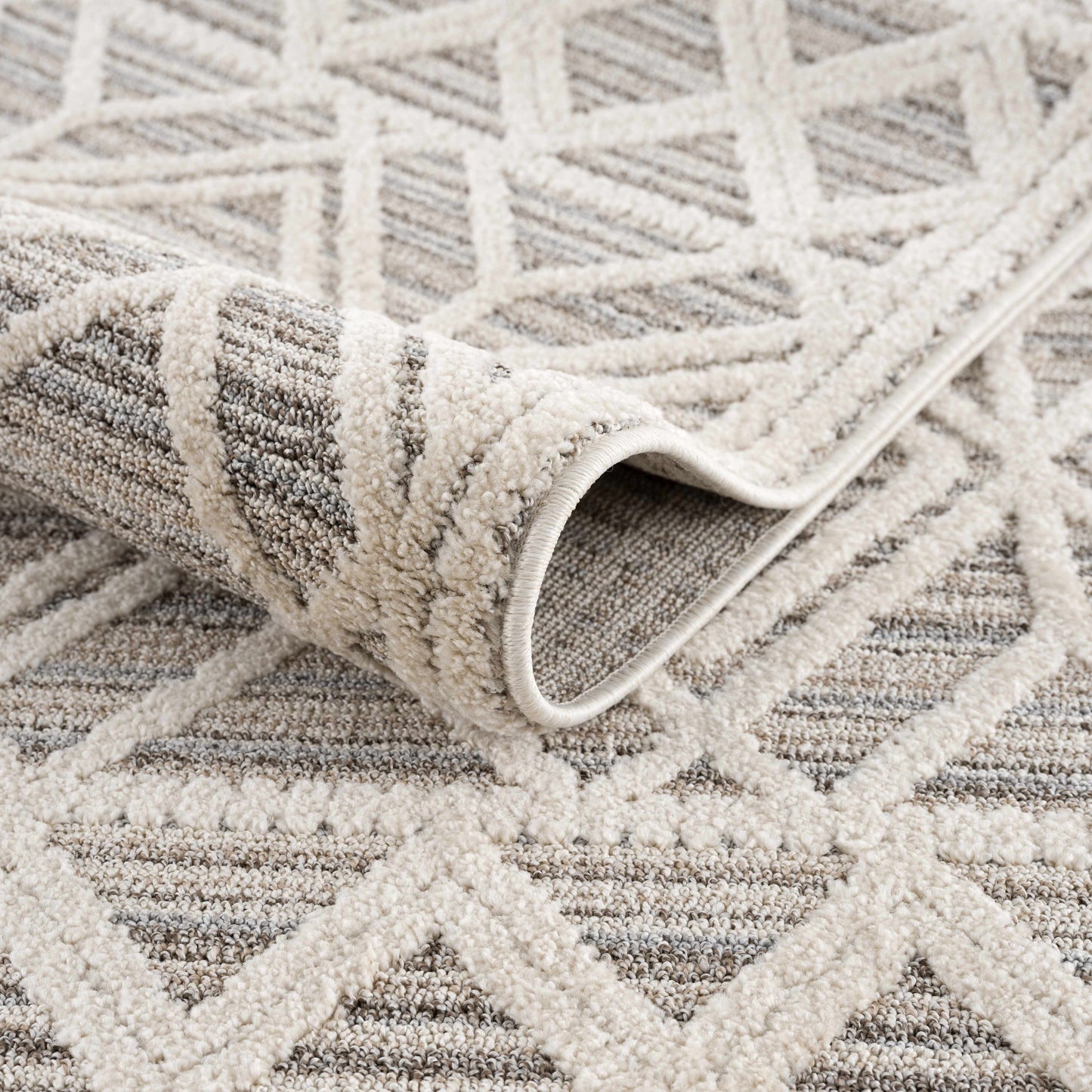 Magnolia Embossed Beige 2301 Area Rug - Clearance