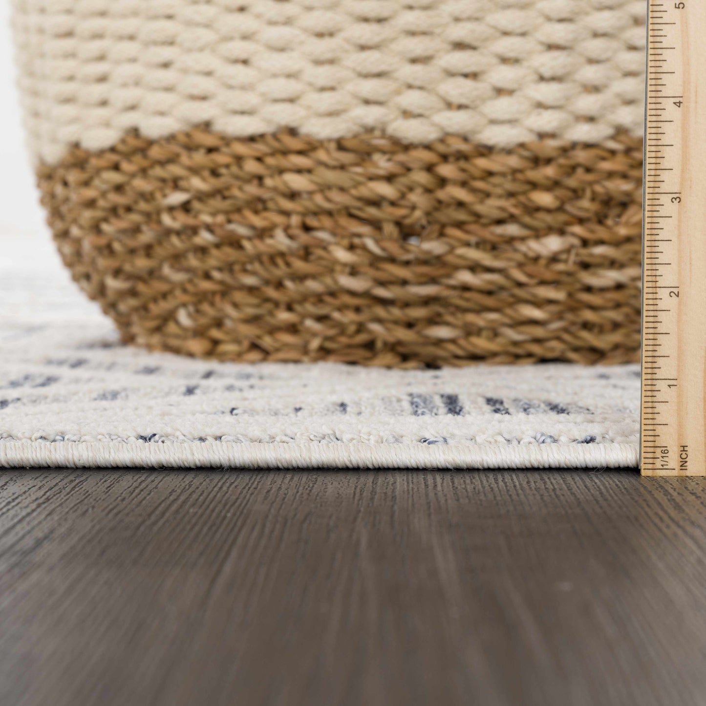 Magnolia Embossed Blue 2302 Area Rug - Clearance