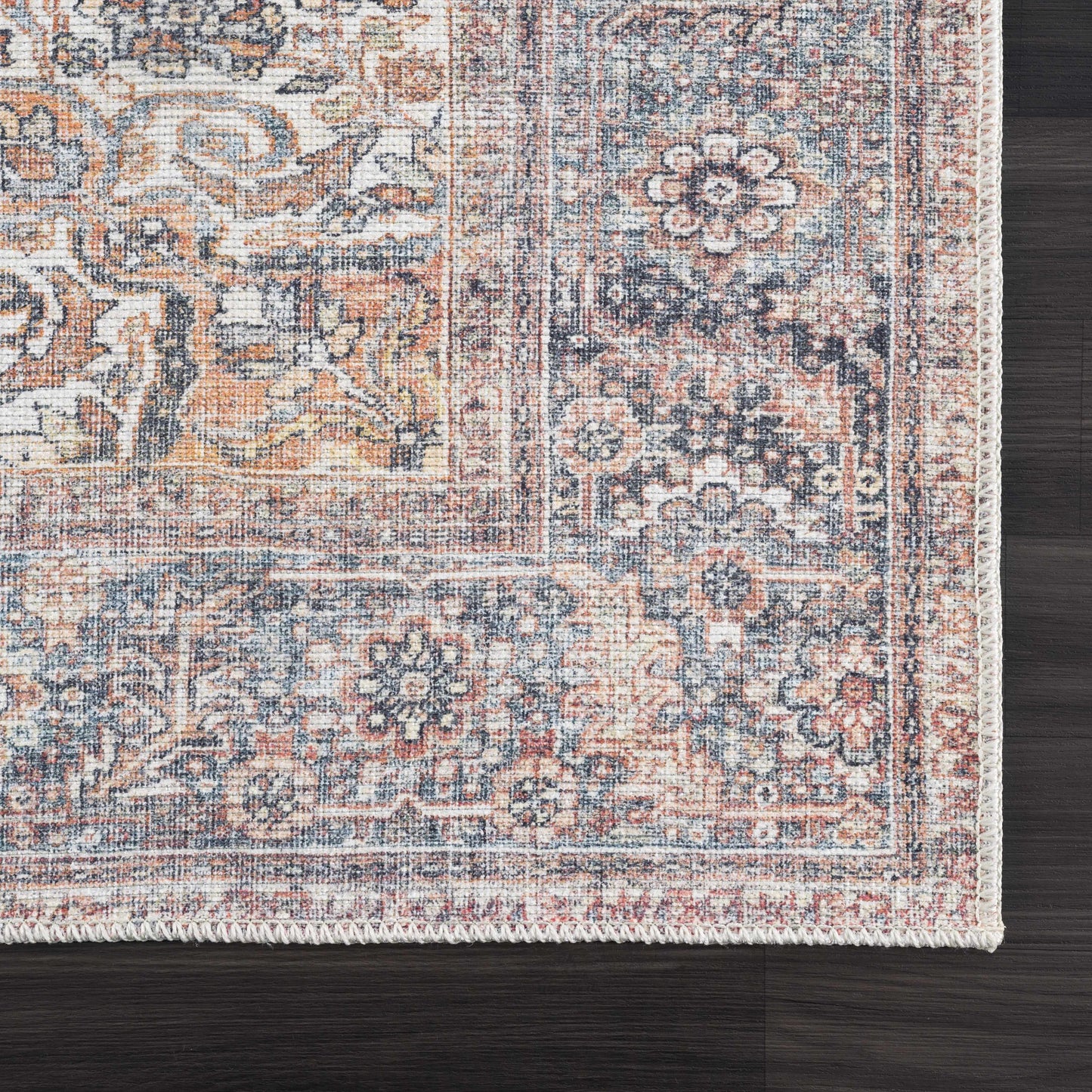 Gardnertown Rust Washable Performance Rug - Clearance