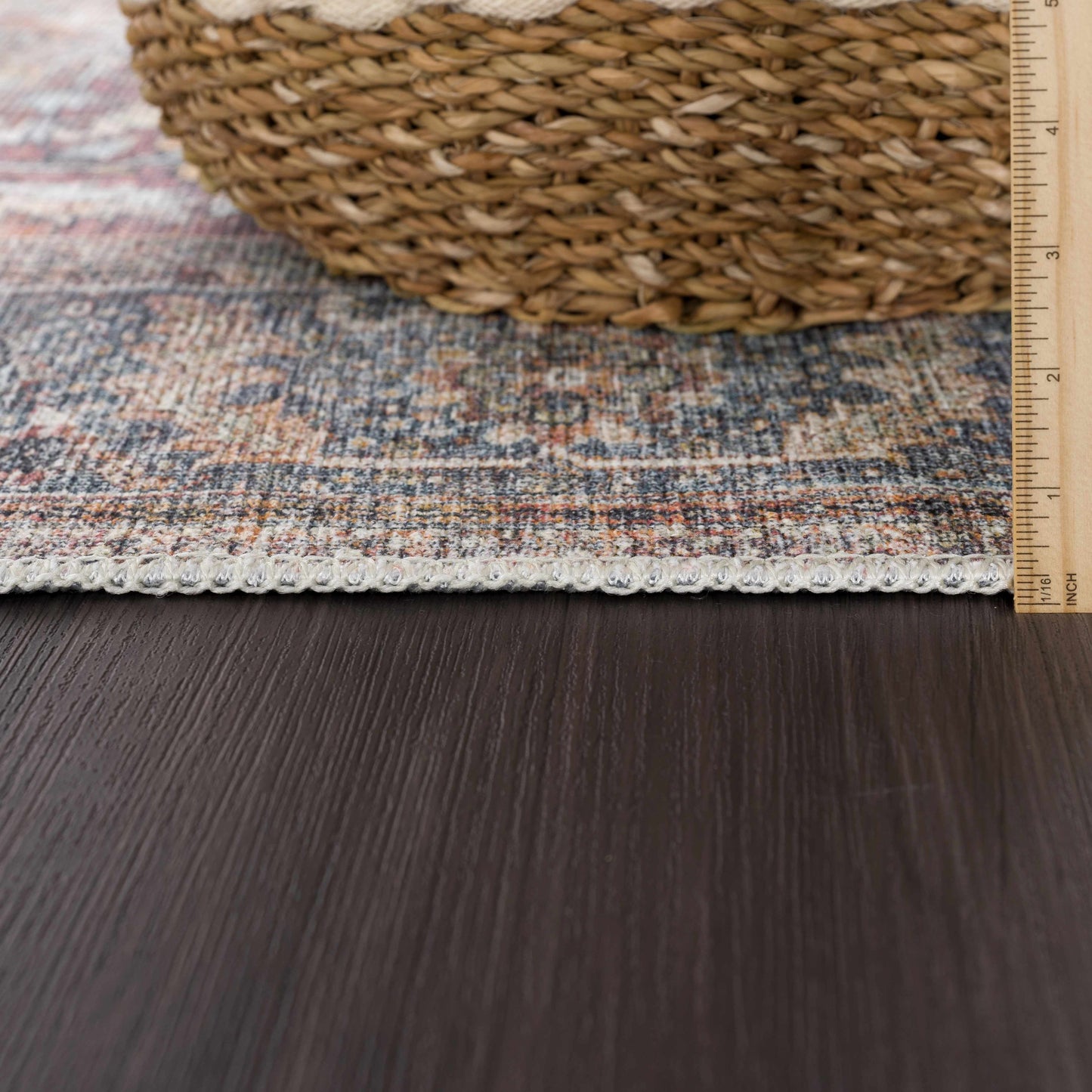 Gardnertown Rust Washable Performance Rug - Clearance