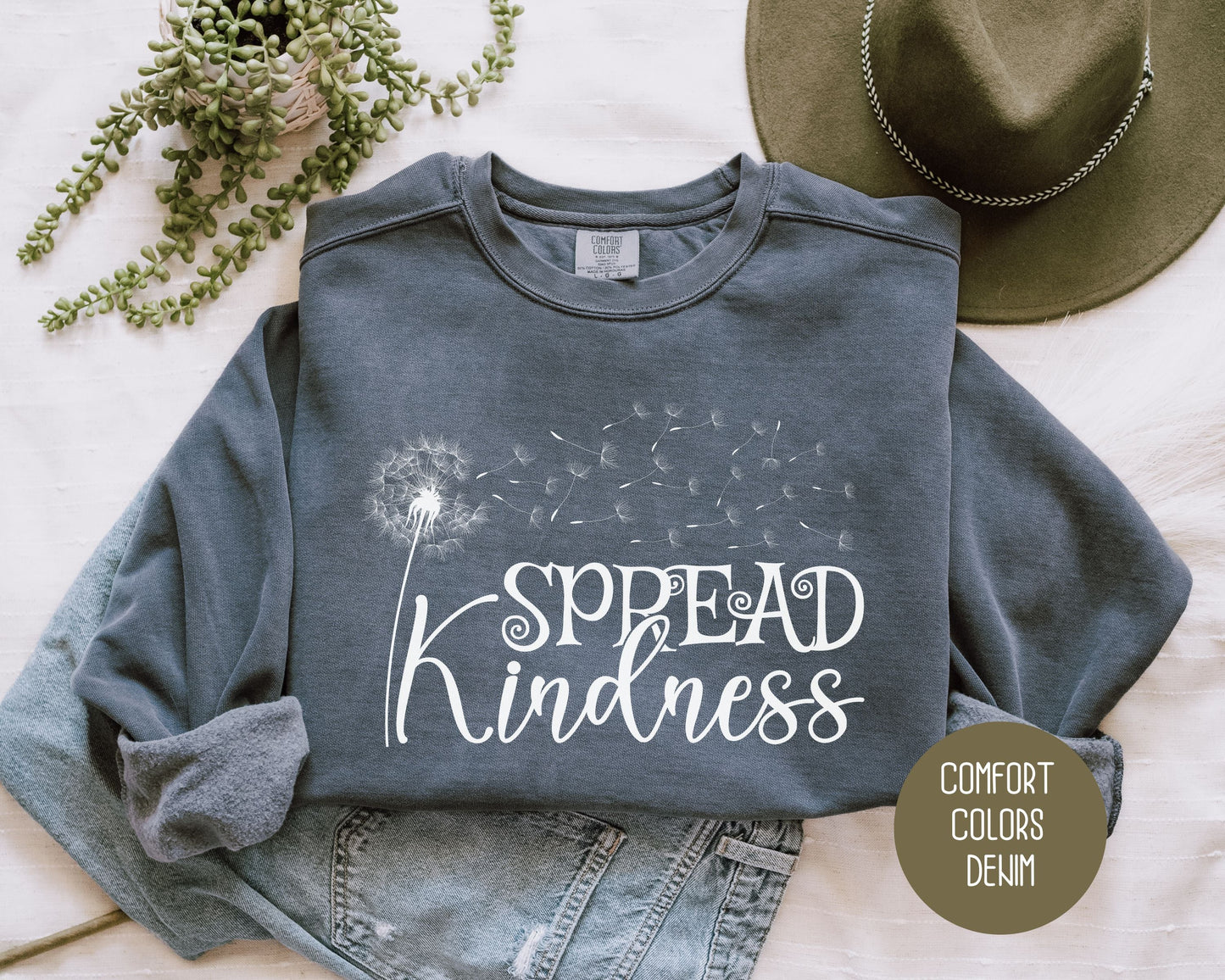 Spread Kindness Comfort Colors Sweatshirt