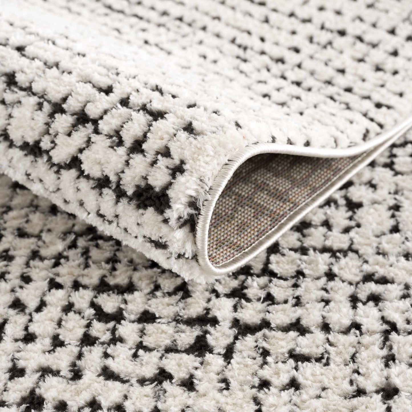 Keita Cream & Black Area Rug