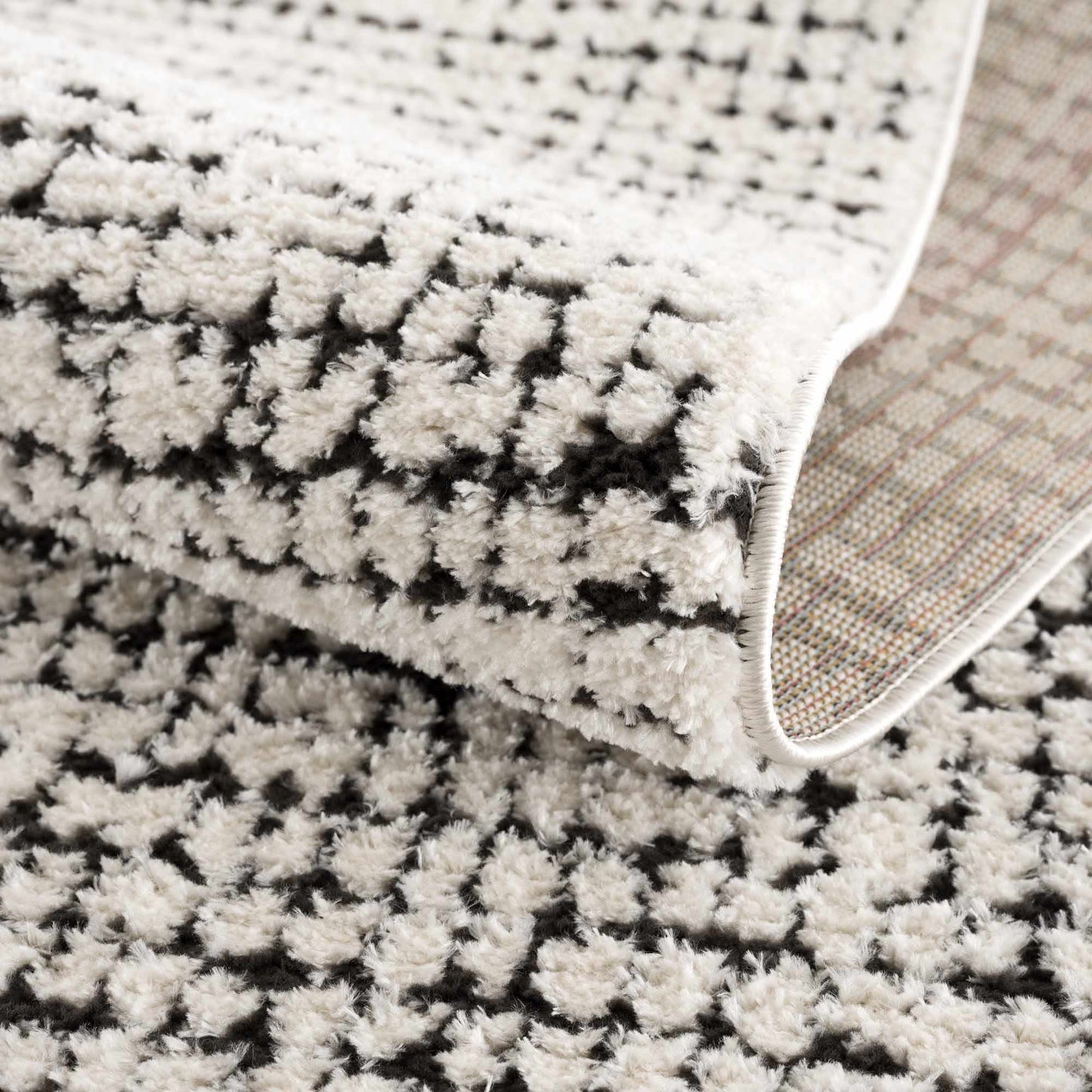 Keita Cream & Black Area Rug