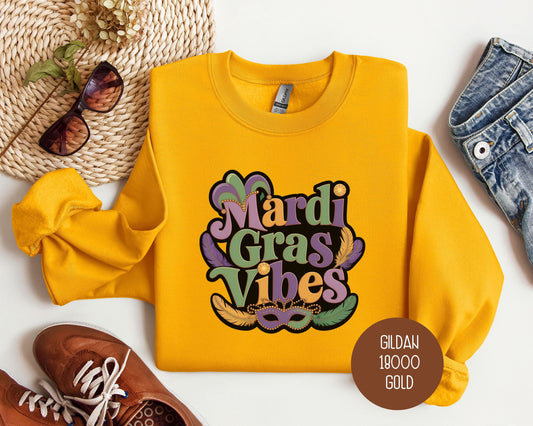 Mardi Gras Vibes Sweatshirt