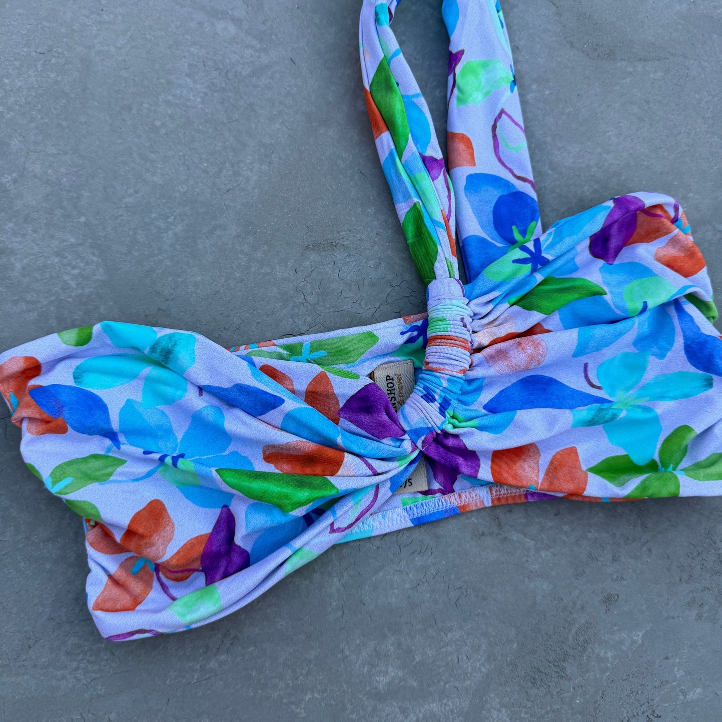 Spring Garden Greek Bikini Top