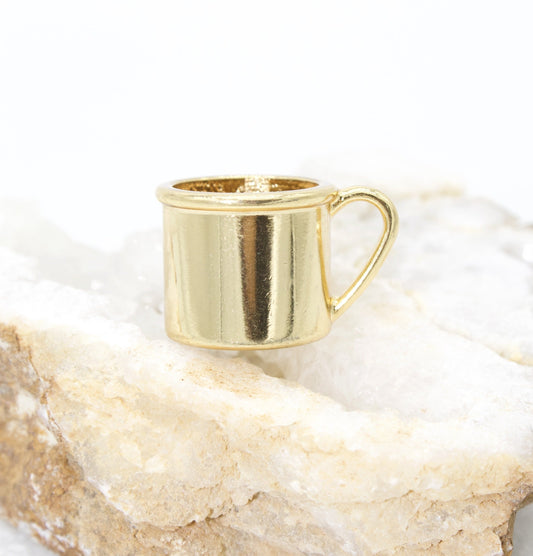 18K Gold Filled Coffee Mug Cup (A12)