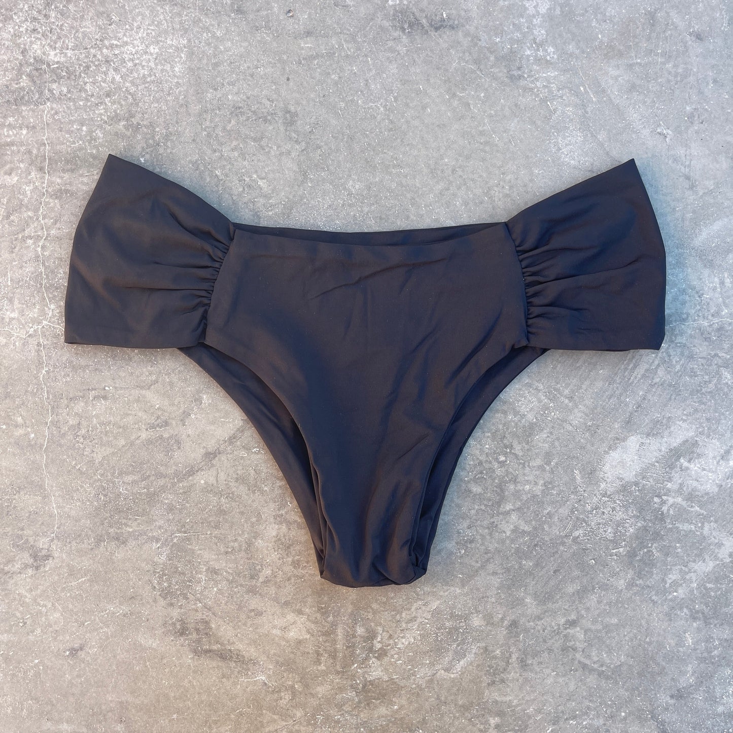 Light Black Classy Cheeky Bikini Bottom