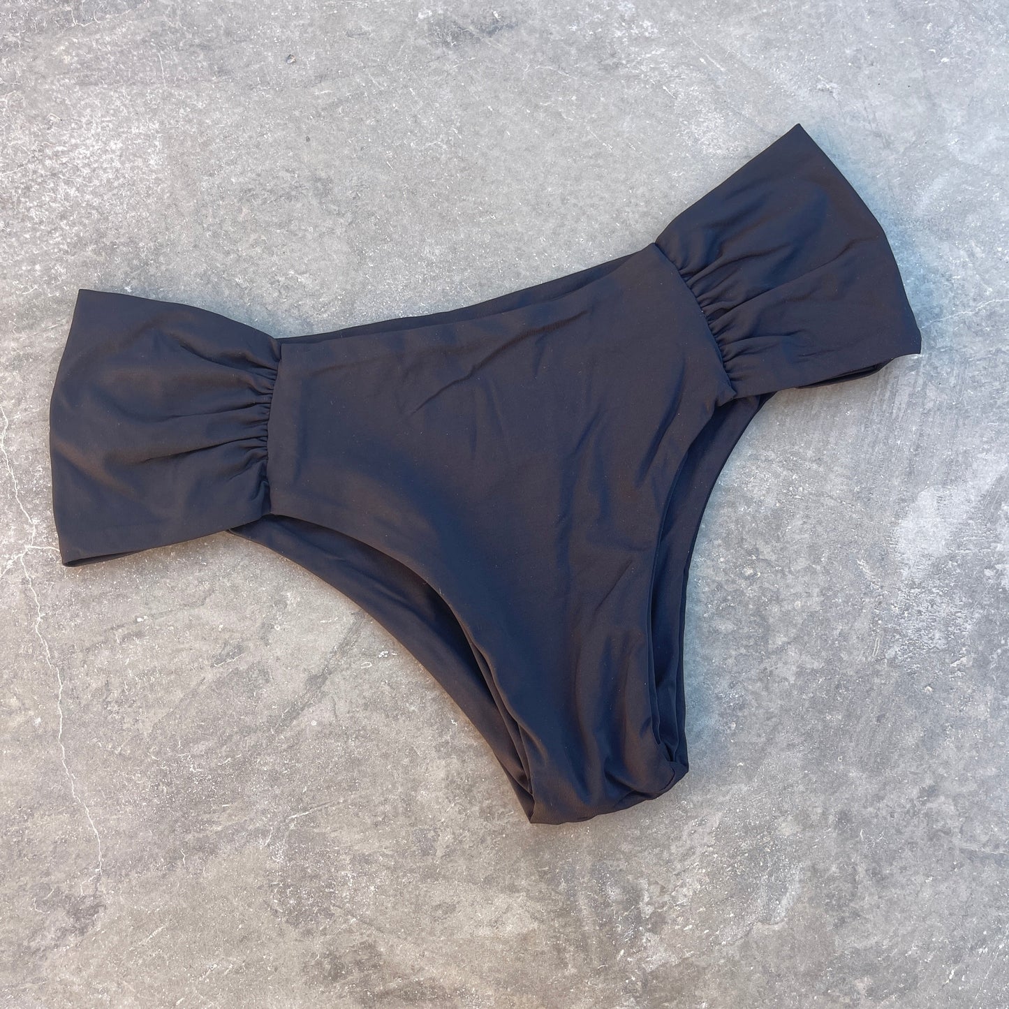Light Black Classy Cheeky Bikini Bottom